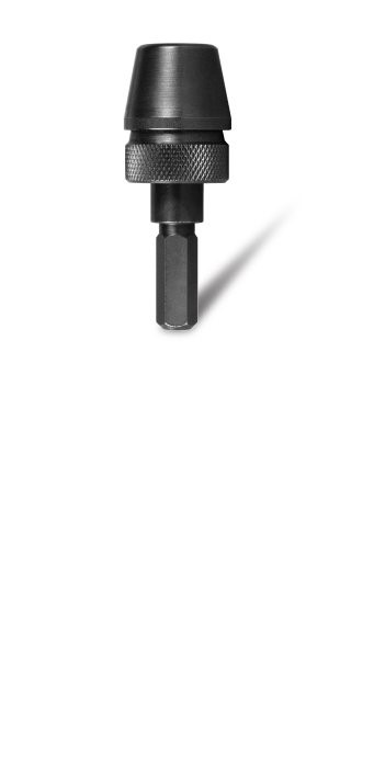 BORDO ADAPTOR QUICK CHANGE 65MM 1/4 & 3/8 HEX - 3/8 SHANK 